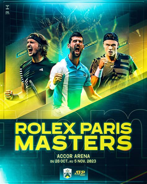 tennis rolex master paris|Rolex Paris masters results.